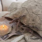 Mother Earth Floral Bedding Set / Pink Buttoned Ever Lasting
