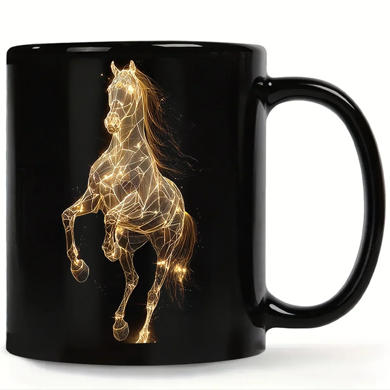 Mug - Dishwasher Safe Ceramic Golden