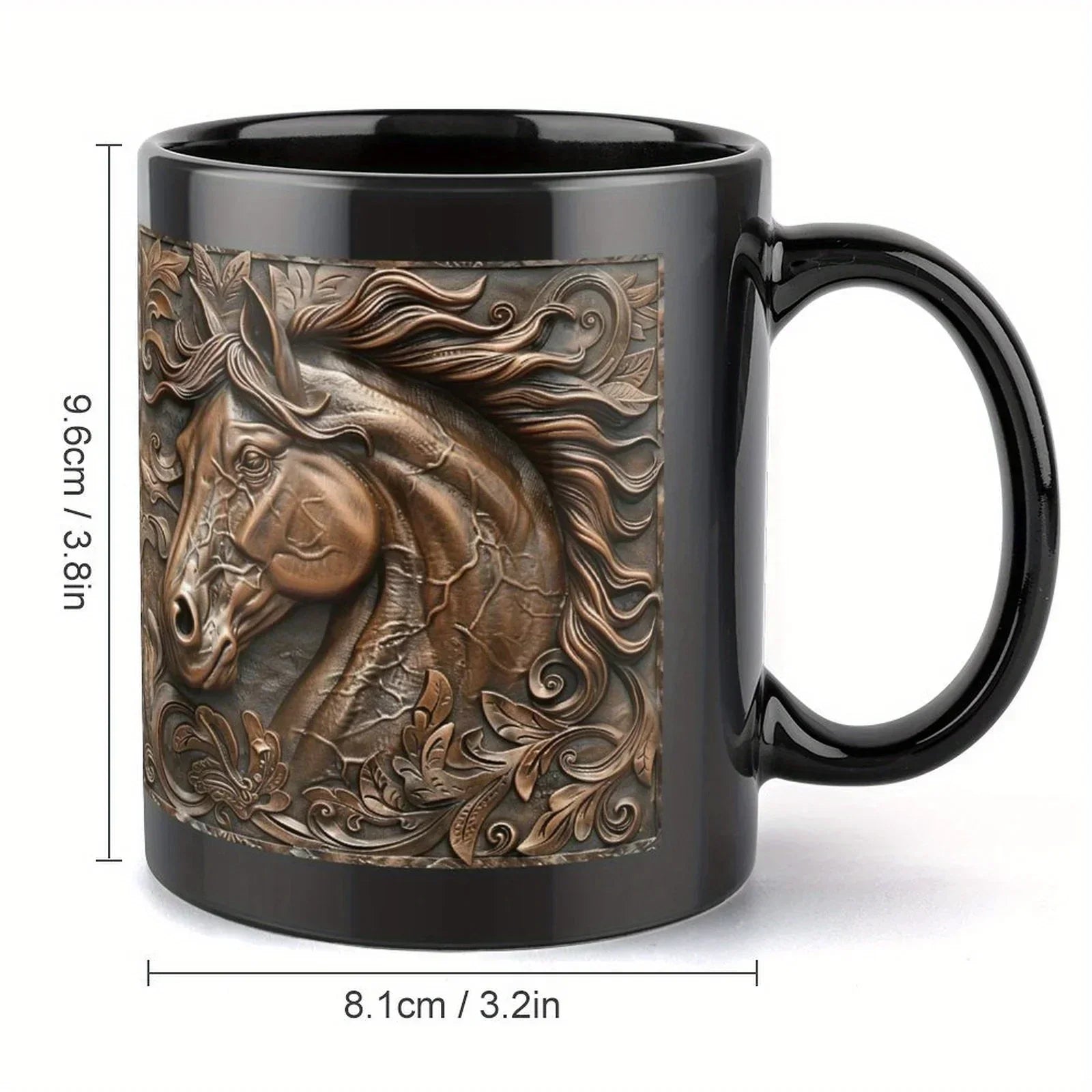 Mug - Horse Design Ceramic 11oz