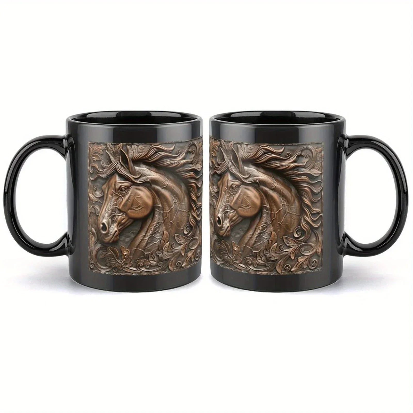 Mug - Horse Design Ceramic 11oz