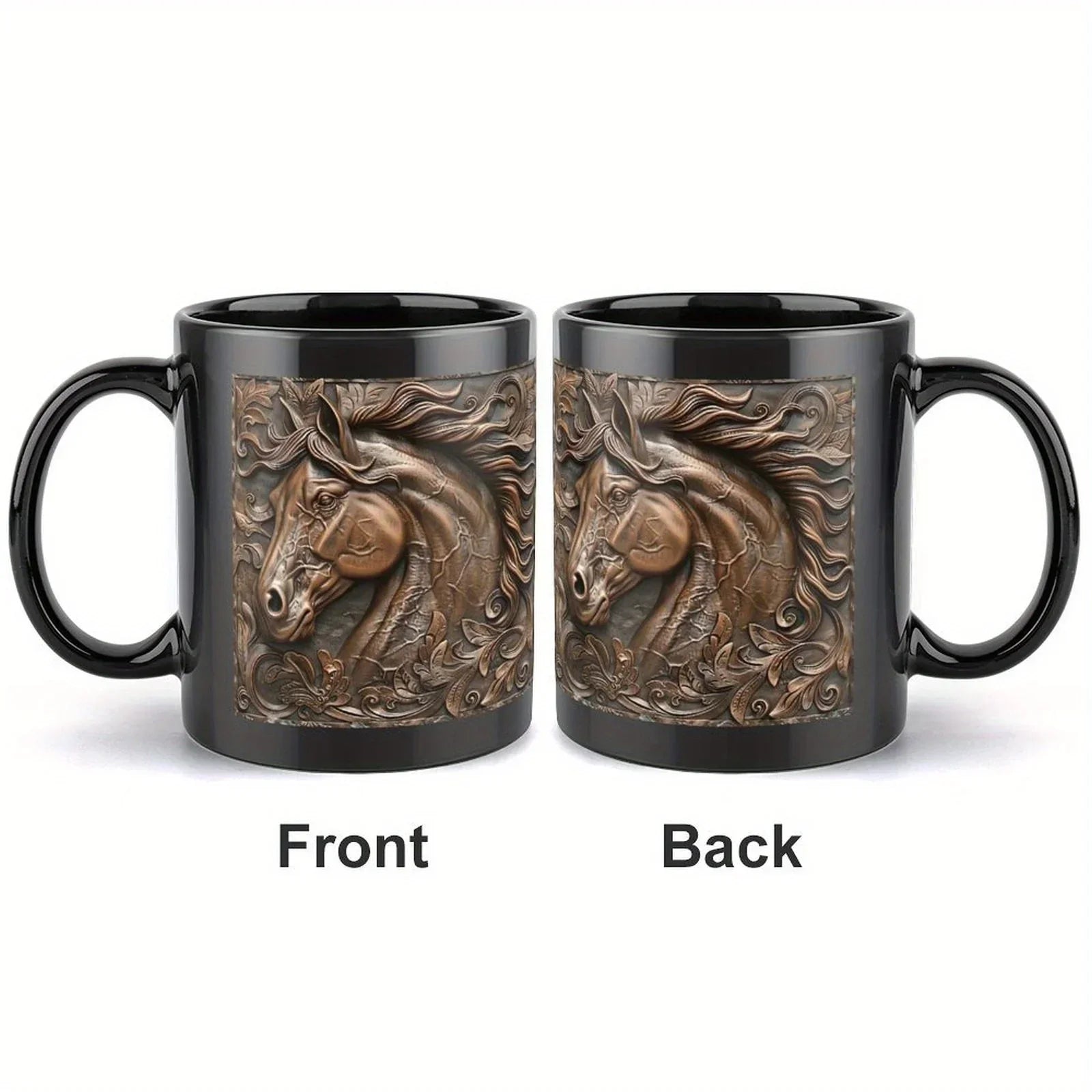 Mug - Horse Design Ceramic 11oz