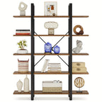 Multi-compartment Bookshelf, Multi-functional Storage Design, Natural And House Of Avana