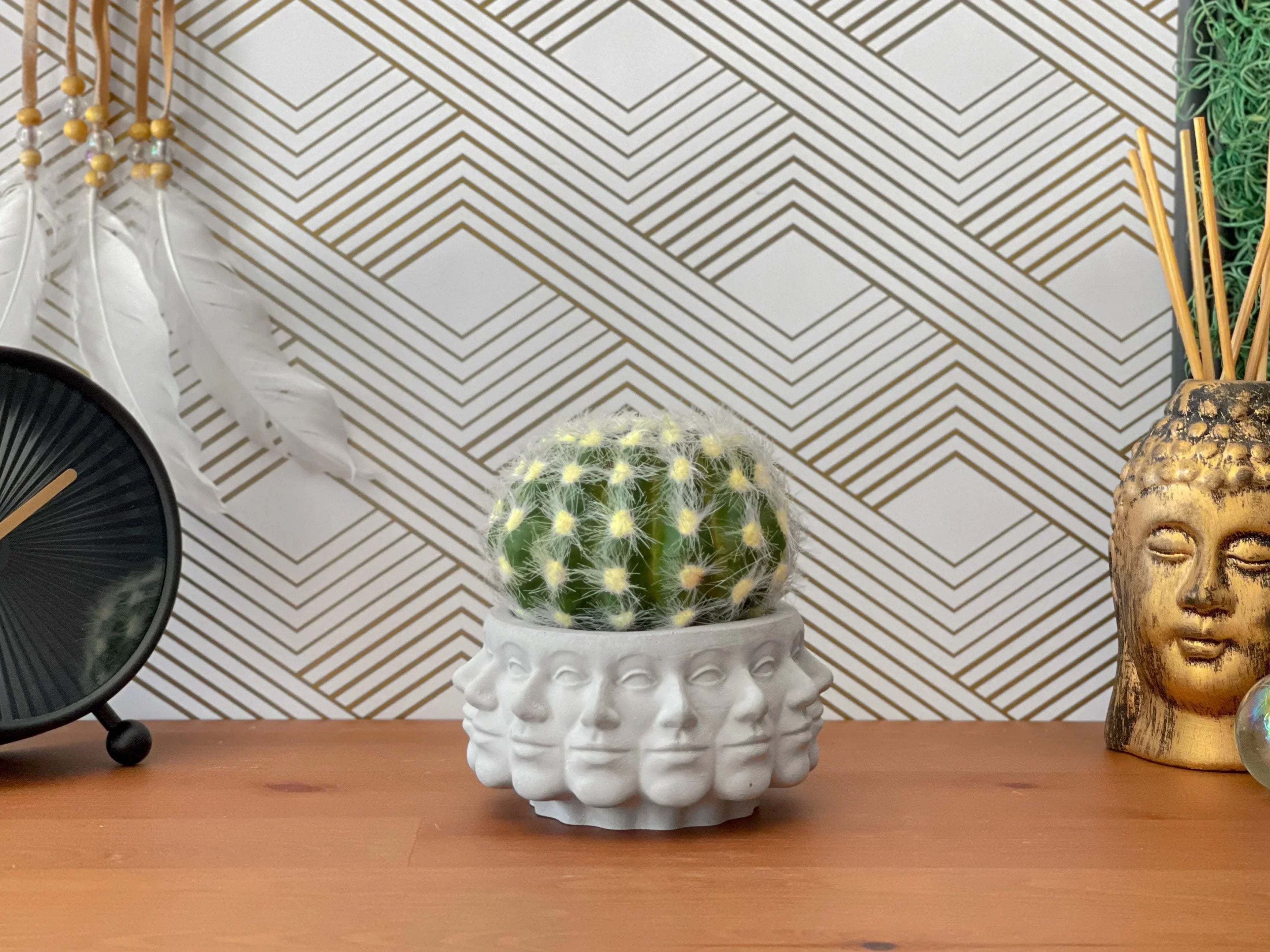 Multi Face Succulent Planter AURA 8 HOME