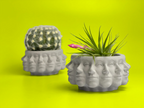 Multi Face Succulent Planter, detail shot - House Of Avana