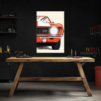 Muscle Car Neon Wall Art - UV Printed LED Plexiglass Sign for Garage, Man Cave & Classic Car Fans - Adjustable Light and Free Shipping Peony Atelier
