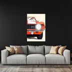 Muscle Car Neon Wall Art - UV Printed LED Plexiglass Sign for Garage, Man Cave & Classic Car Fans - Adjustable Light and Free Shipping Peony Atelier