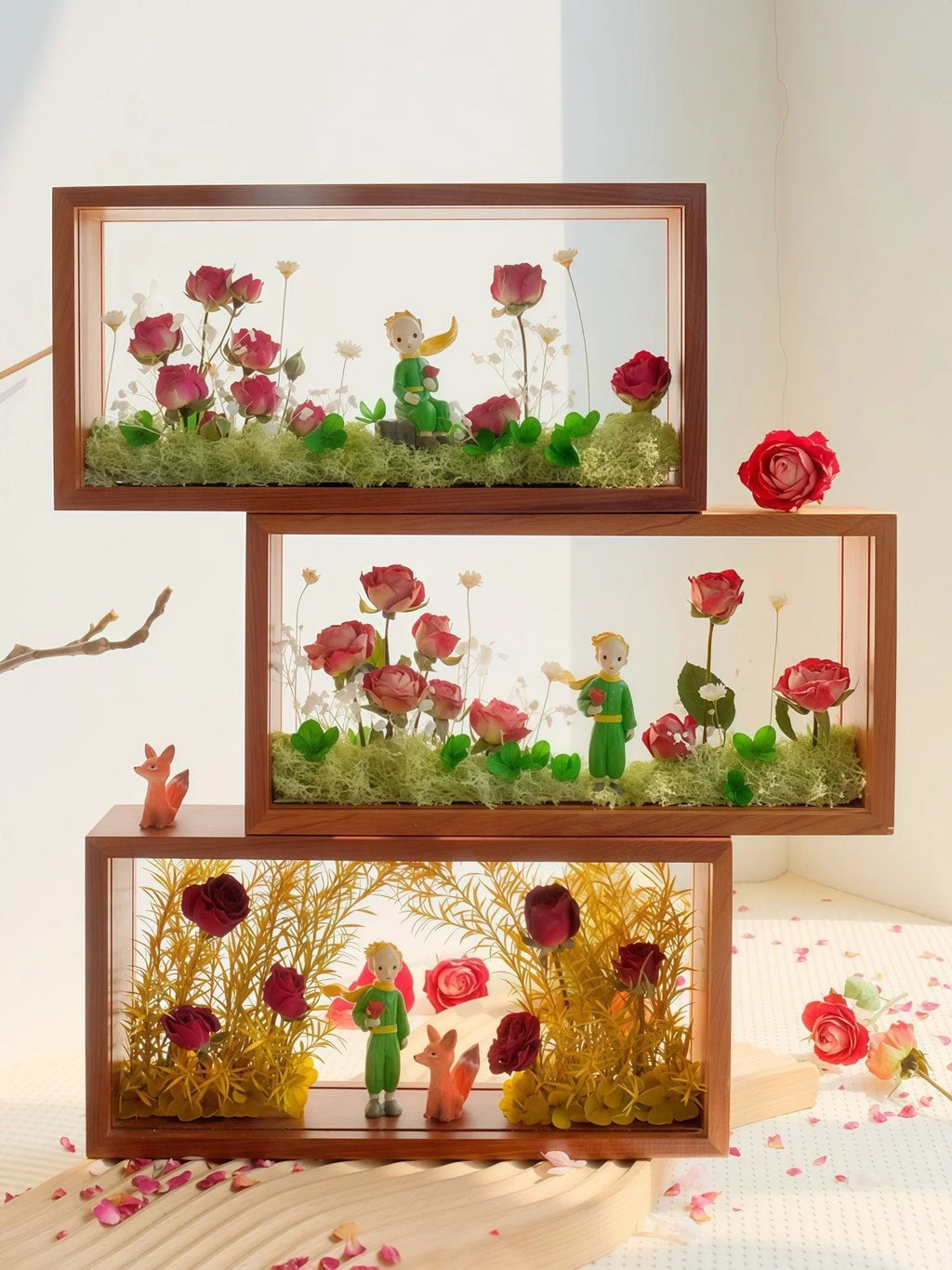 "My Unique Rose" Preserved Flower Shadow Box