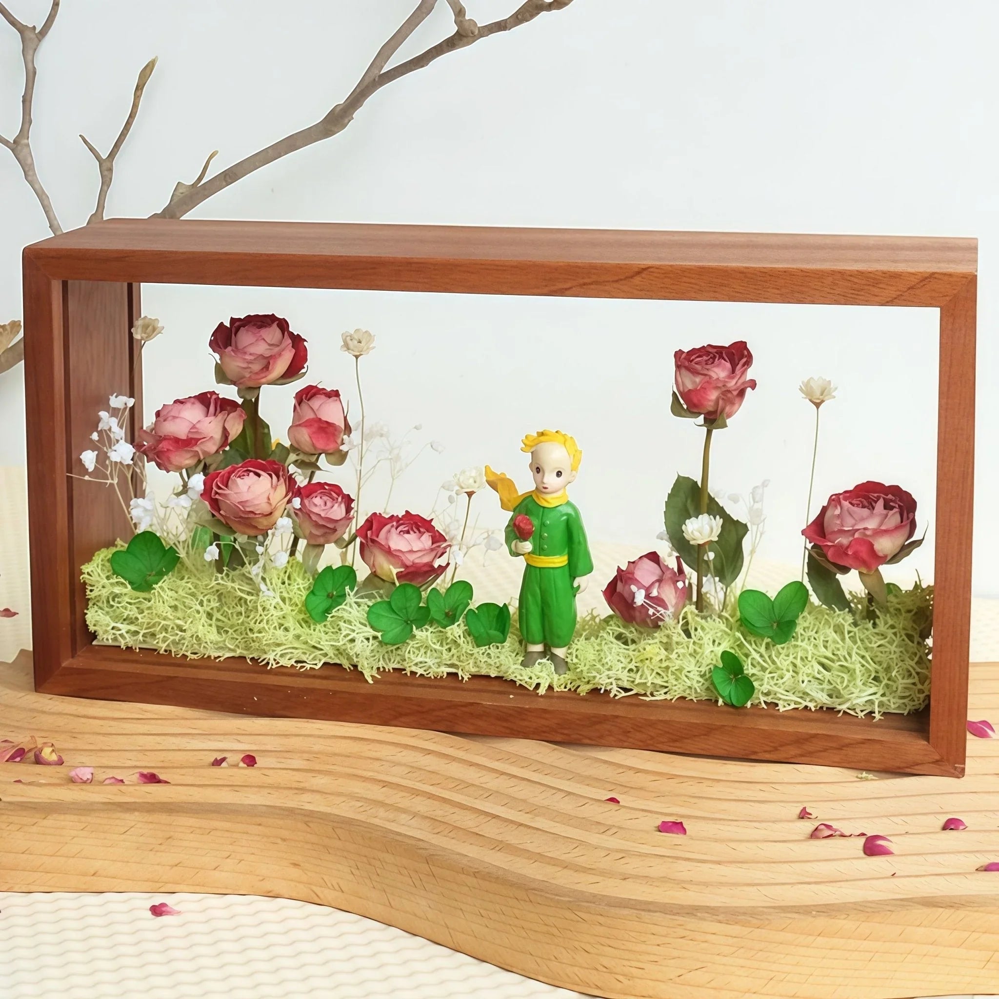 "My Unique Rose" Preserved Flower Shadow Box
