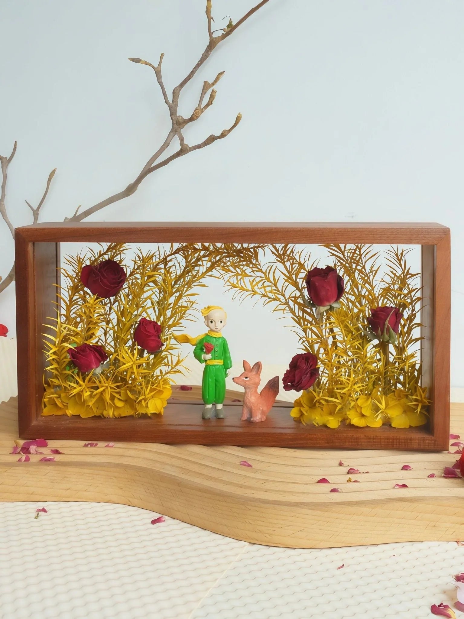 "My Unique Rose" Preserved Flower Shadow Box