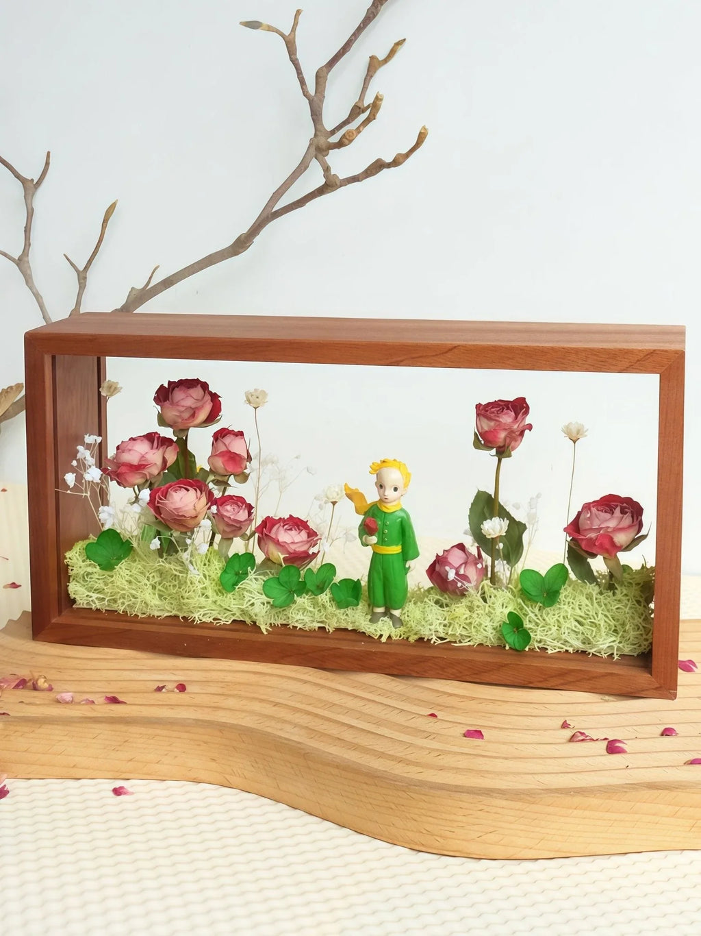 "My Unique Rose" Preserved Flower Shadow Box