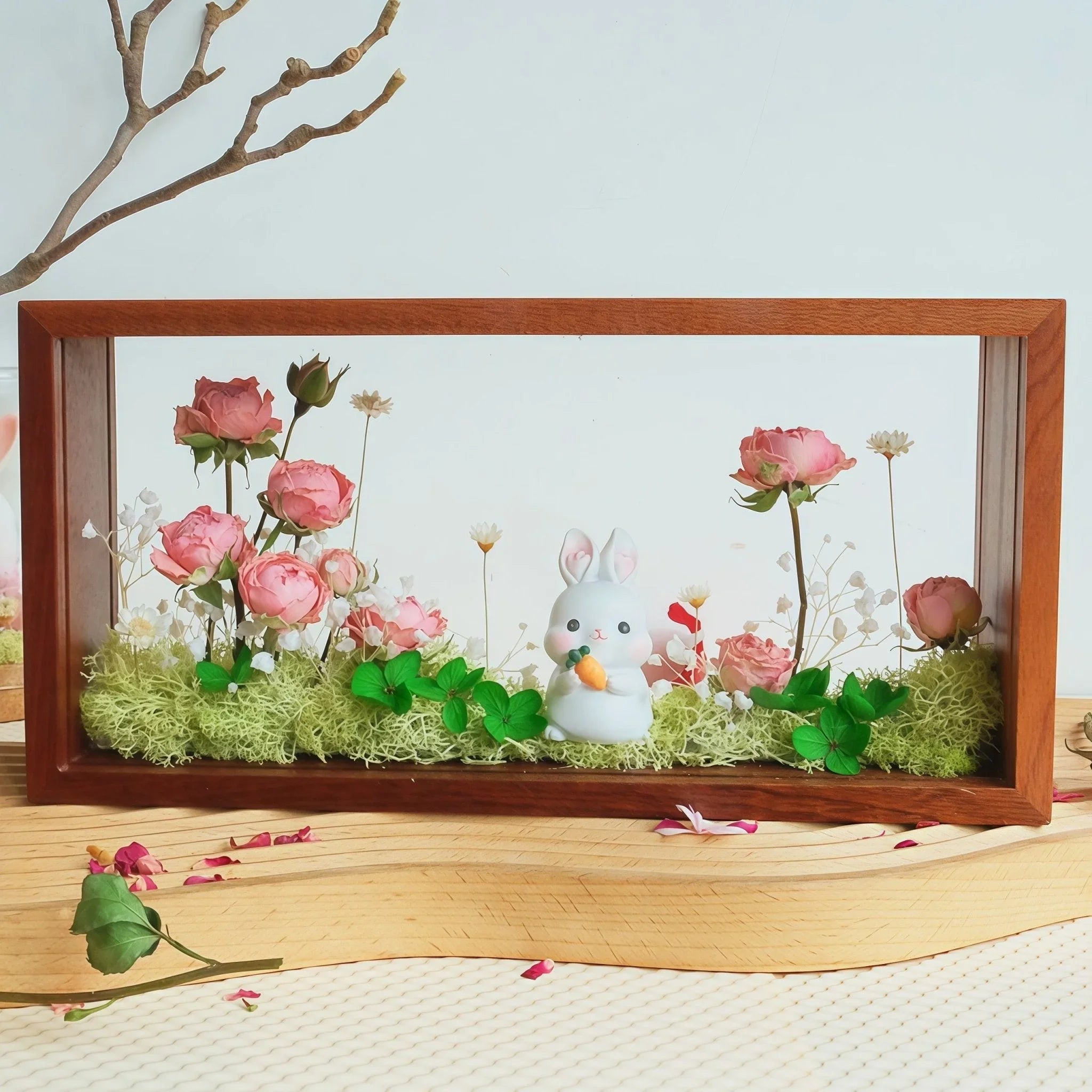 "My Unique Rose" Preserved Flower Shadow Box