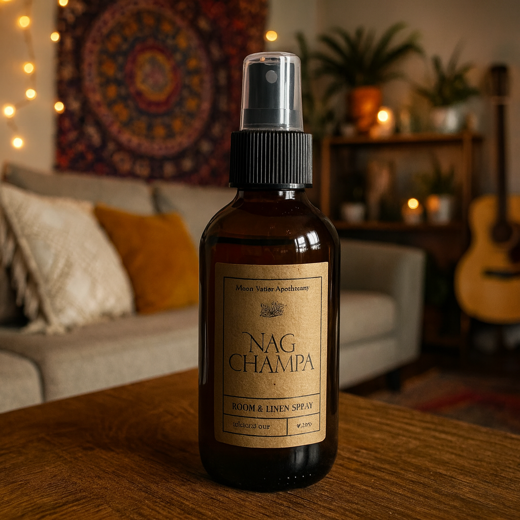 Nag Champa - ROOM & LINEN SPRAY Moon Water Apothecary