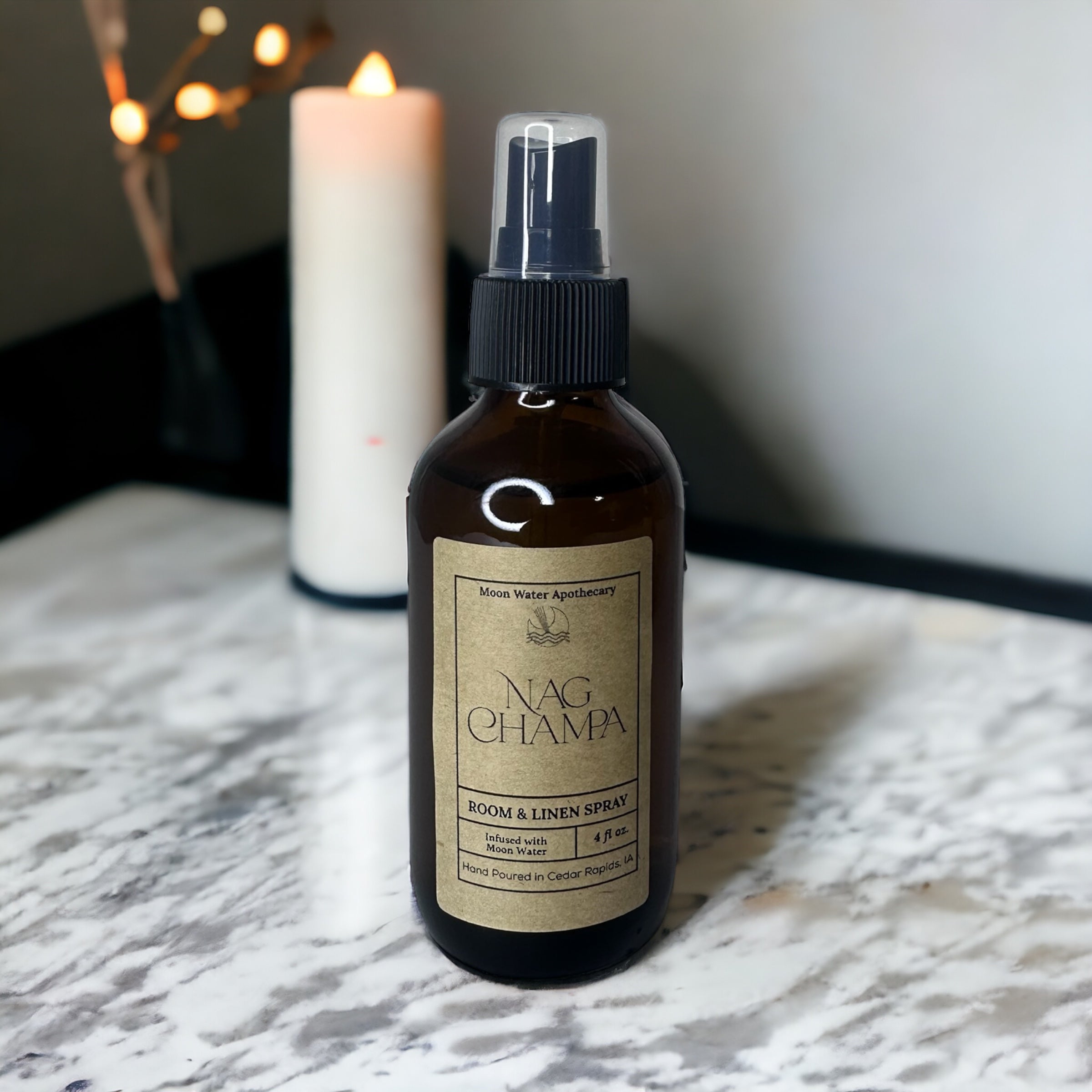 Nag Champa - ROOM & LINEN SPRAY Moon Water Apothecary