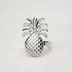 Napkin Rings - Golden Zinc Alloy Pineapple