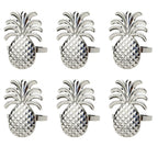 Napkin Rings - Golden Zinc Alloy Pineapple