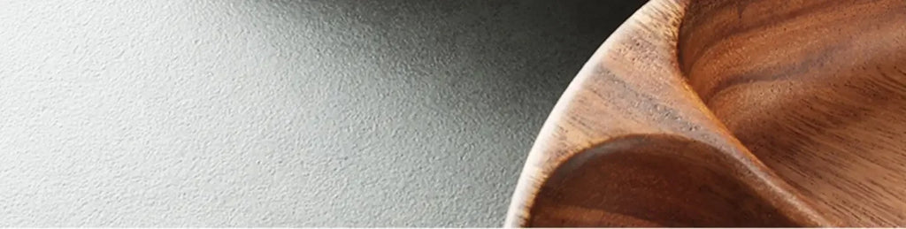 Natural Acacia Wood Dessert Plate, Separated Meal Plate, Household Fruit Plate, Snacks, Household Candy Wooden Bowl Tableware - House Of Avana