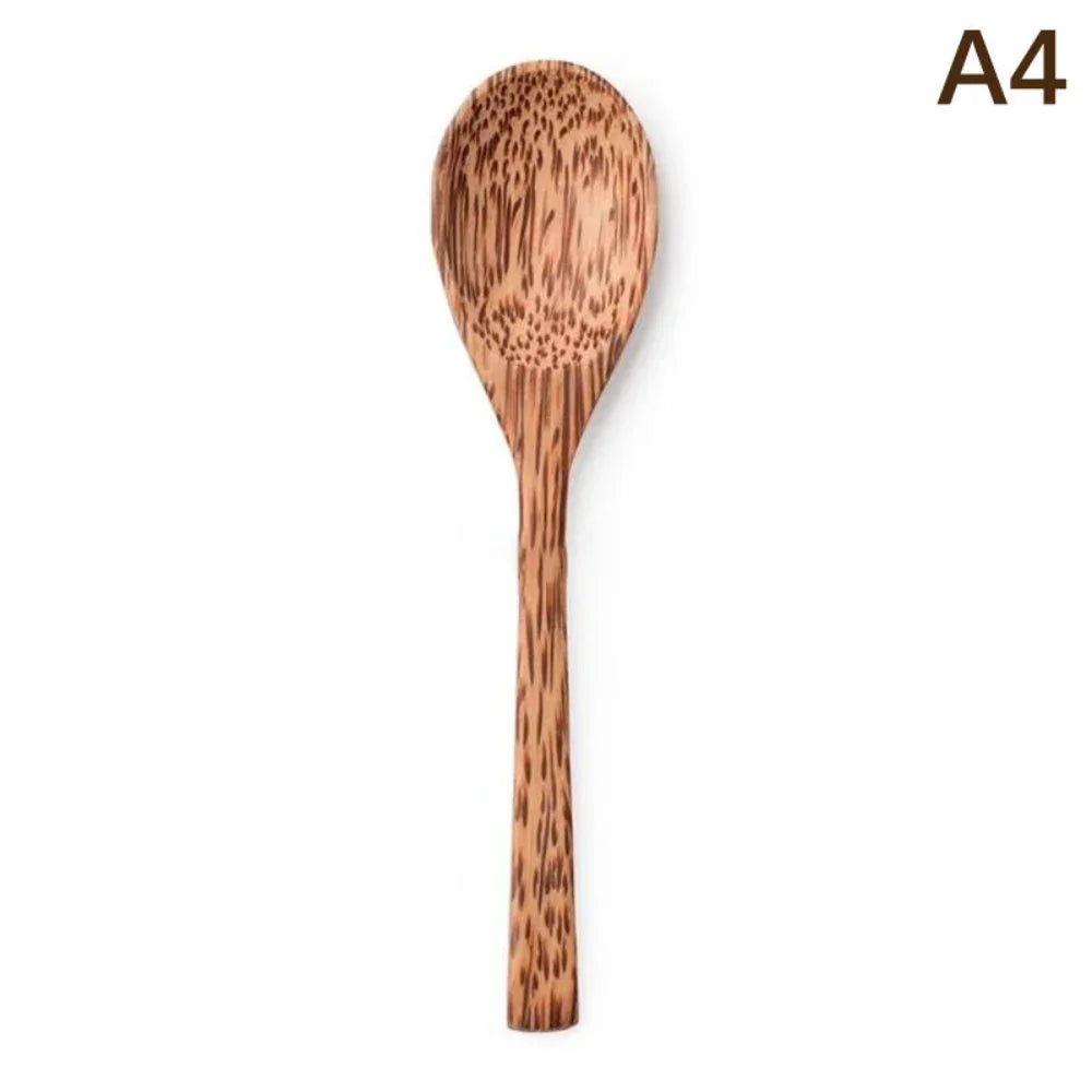 Natural Coconut Bowl Fork Spoon Set - House Of Avana