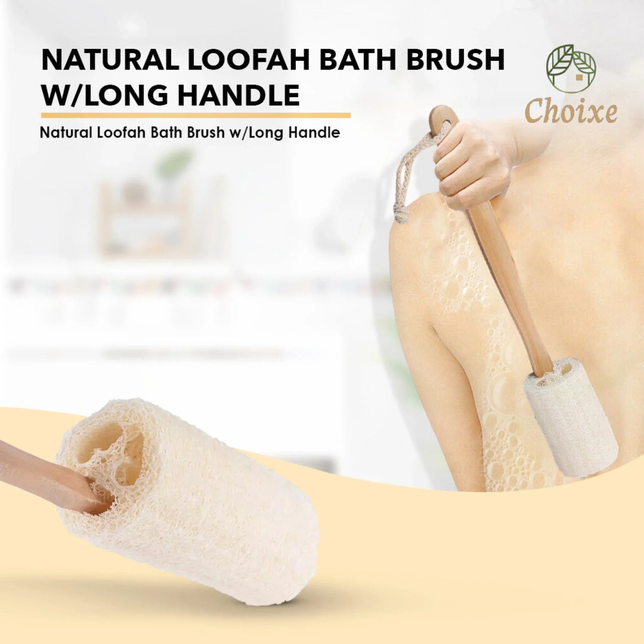 Natural Loofah Bath Brush