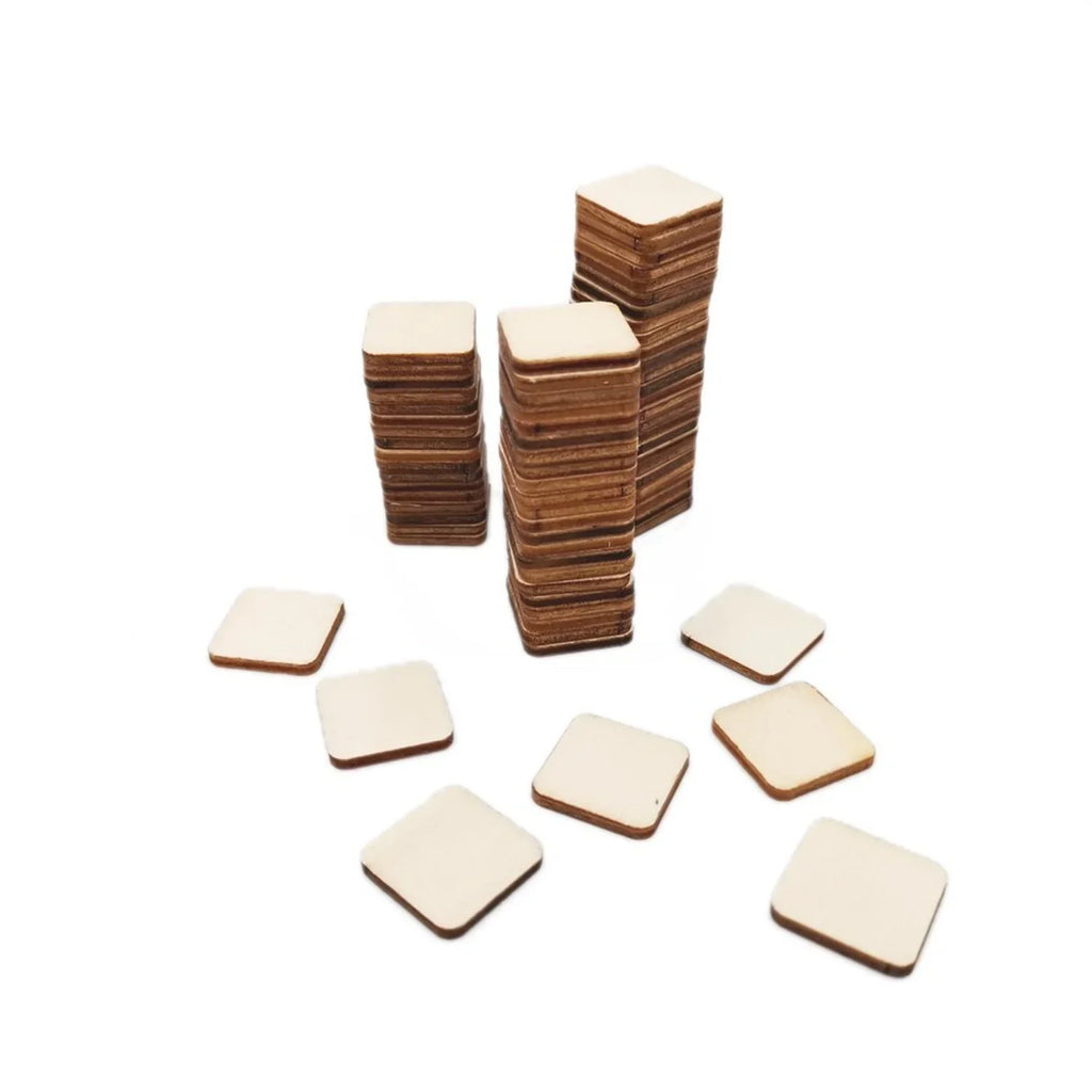 Natural Rustic Wooden Squares for Home Decor - House Of Avana
