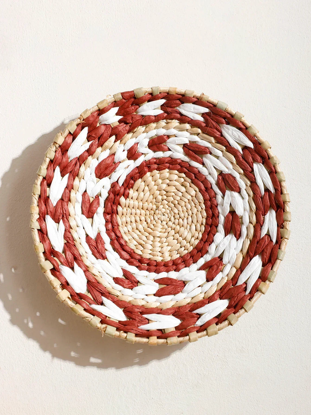 Natural Seagrass Handmade Wall Decor with Organic Texture, dimensions view - House Of Avana [[SKU:HOA-WAL-411]]