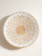 Natural Seagrass Handmade Wall Decor with Organic Texture, in-use display - House Of Avana