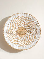 Natural Seagrass Handmade Wall Decor with Organic Texture, in-use display - House Of Avana [[SKU:HOA-WAL-411]]