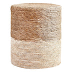 Natural Seagrass Foot Stool, Hand Weaving Round Ottoman, for Living Room, Outdoor Seat House Of Avana