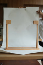 Natural Seed Chime Stand - Tabletop Display Holder(Bar Chime not included)