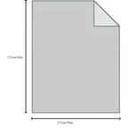 Navy blue throw blanket with tassels, soft woven fabric - House of Avana