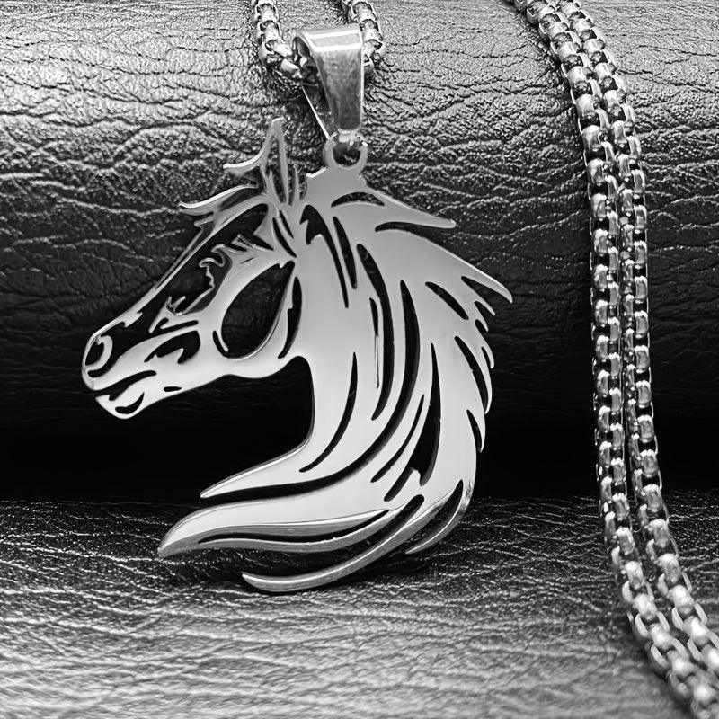 Necklace - Golden Stainless Steel Pendant