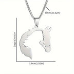 Necklace - Hollow Stainless Steel Pendant