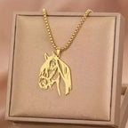 Necklace - Horse Head Stainless Steel