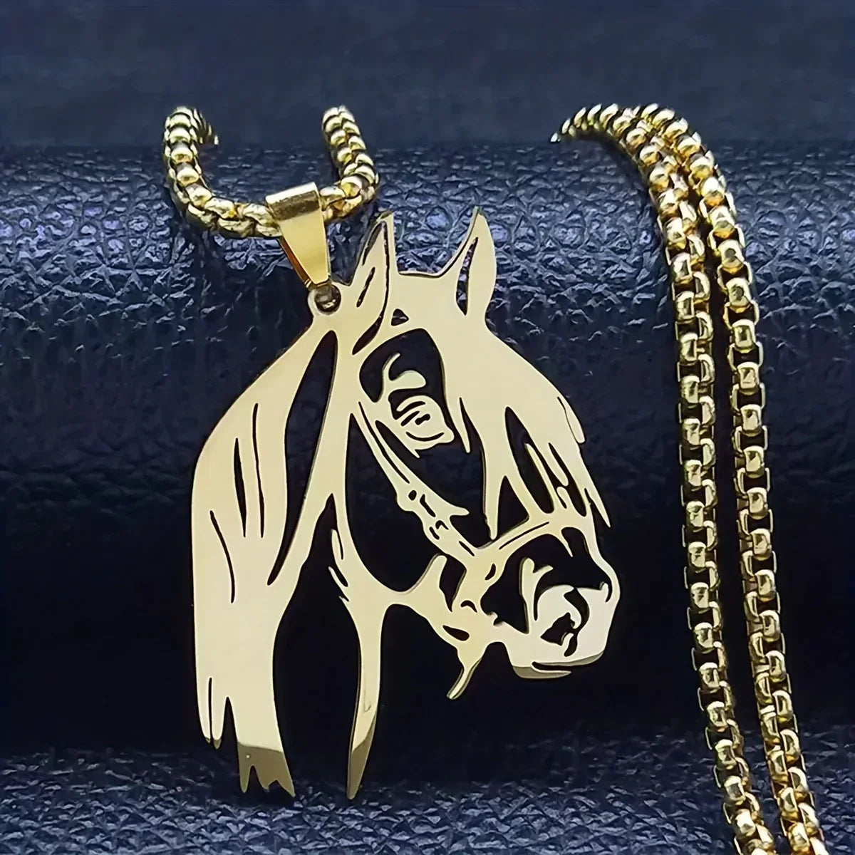Necklace - Horse Head Stainless Steel