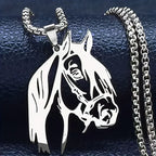 Necklace - Horse Head Stainless Steel