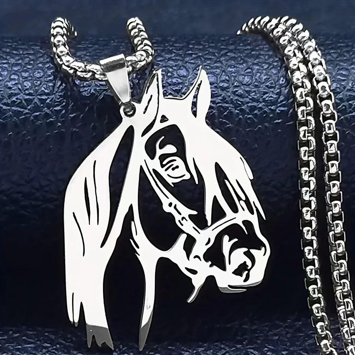 Necklace - Horse Head Stainless Steel