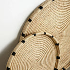 Nelisiwe Ilala Palm and Black Nesting Tray Kanju Interiors