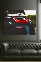 Neon Car LED Wall Art – UV‑Printed Acrylic, Glowing Edges Peony Atelier