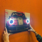 Neon LED Car Sign – Acrylic Wall Decor, Includes Mounting Peony Atelier