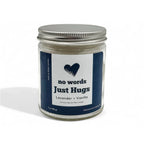 No Words, Just Hugs – Oz Candle, front view - House Of Avana