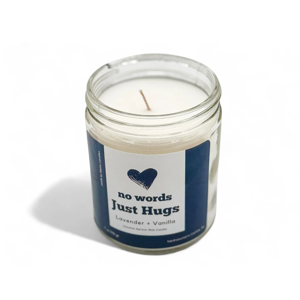 No Words, Just Hugs – Oz Candle, lifestyle image - House Of Avana