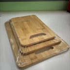 Non-Toxic Bamboo Set of 3 Chopping Boards