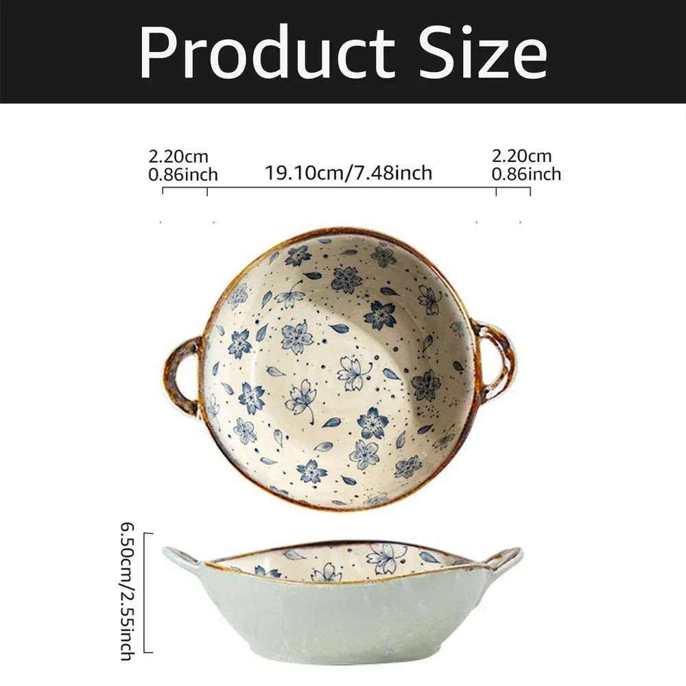 Ceramic Noodle Bowl for Tableware - House Of Avana