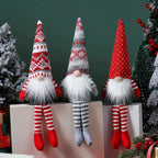 3pcs holiday Christmas gnome doll decoration Nordic style faceless elderly decoration perfect for hanging at home and hotel Christmas parties holiday decoration House Of Avana