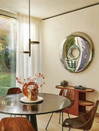 Nordic Wall Decor - Stainless Steel Modern, back view - House Of Avana