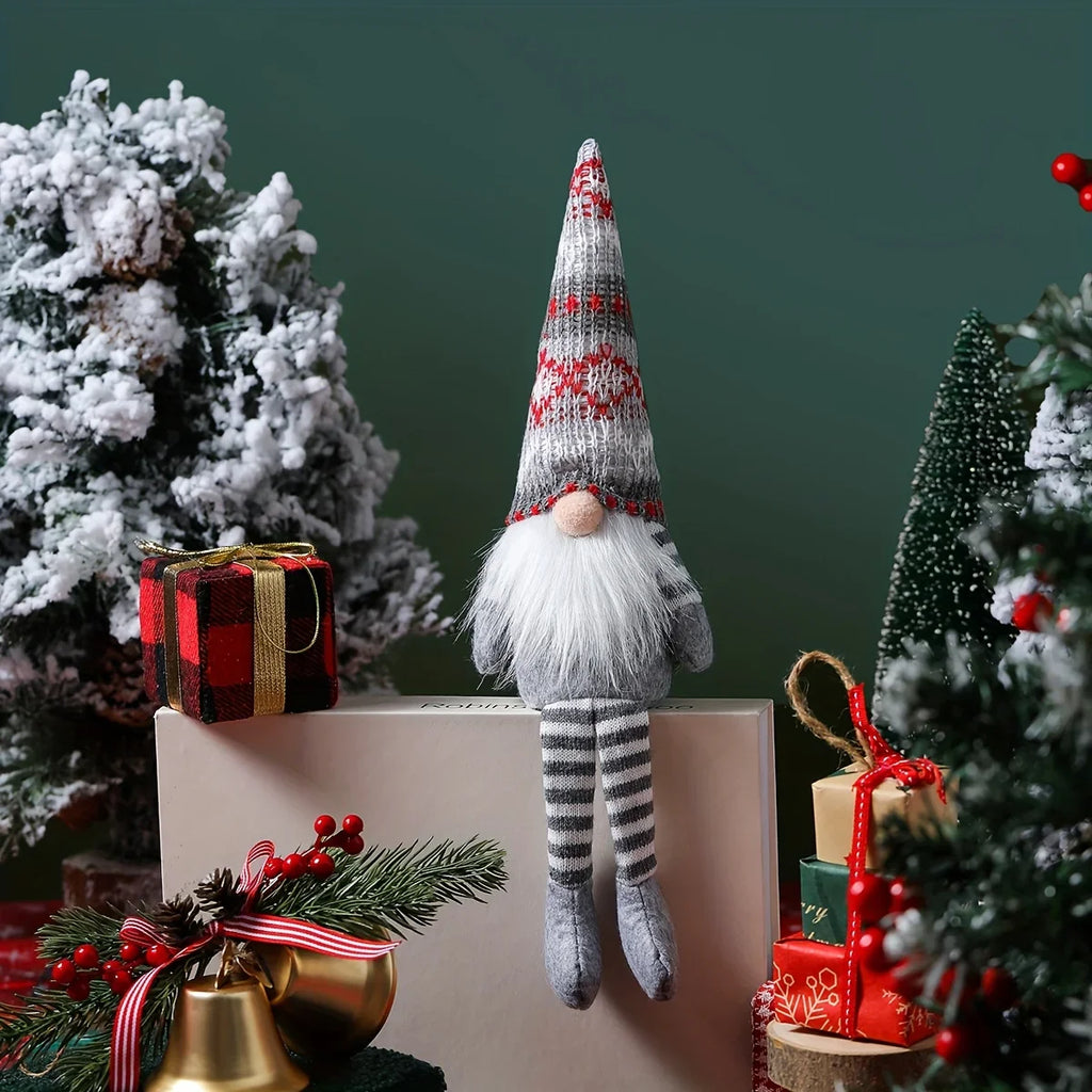 3pcs holiday Christmas gnome doll decoration Nordic style faceless elderly decoration perfect for hanging at home and hotel Christmas parties holiday decoration House Of Avana