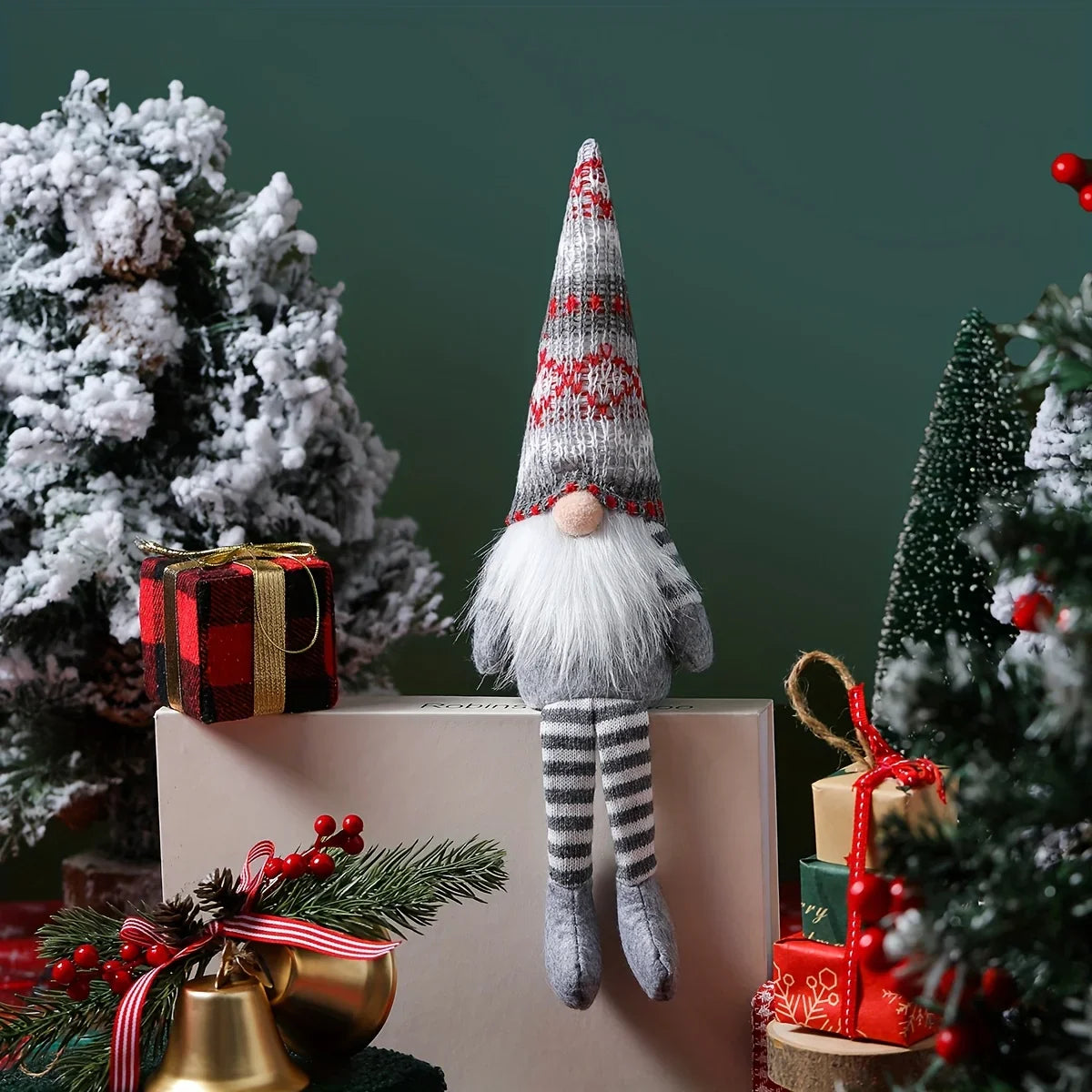 3pcs holiday Christmas gnome doll decoration Nordic style faceless elderly decoration perfect for hanging at home and hotel Christmas parties holiday decoration House Of Avana