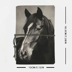 Notebook - PU Leather Black White