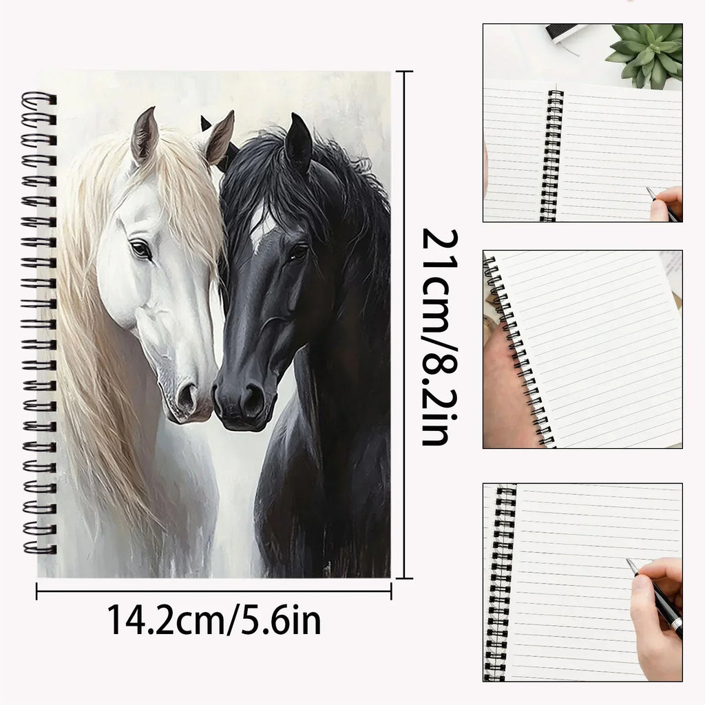 Notebook - Spiral Bound Horse Cover