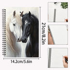 Notebook - Spiral Bound Horse Cover