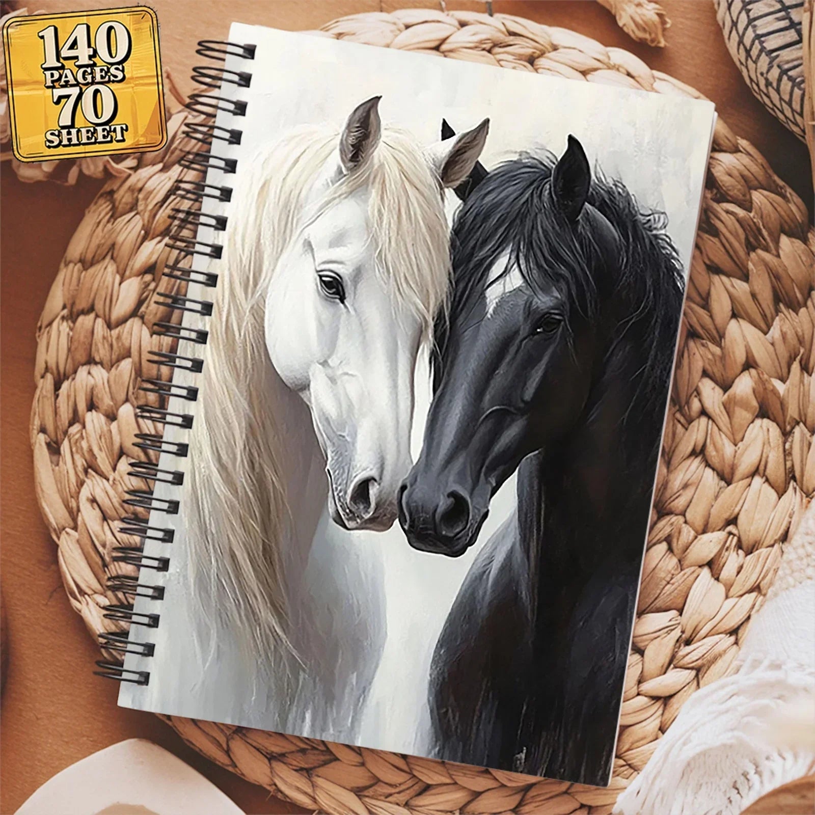 Notebook - Spiral Bound Horse Cover